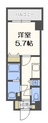 ルクレ難波の物件間取画像